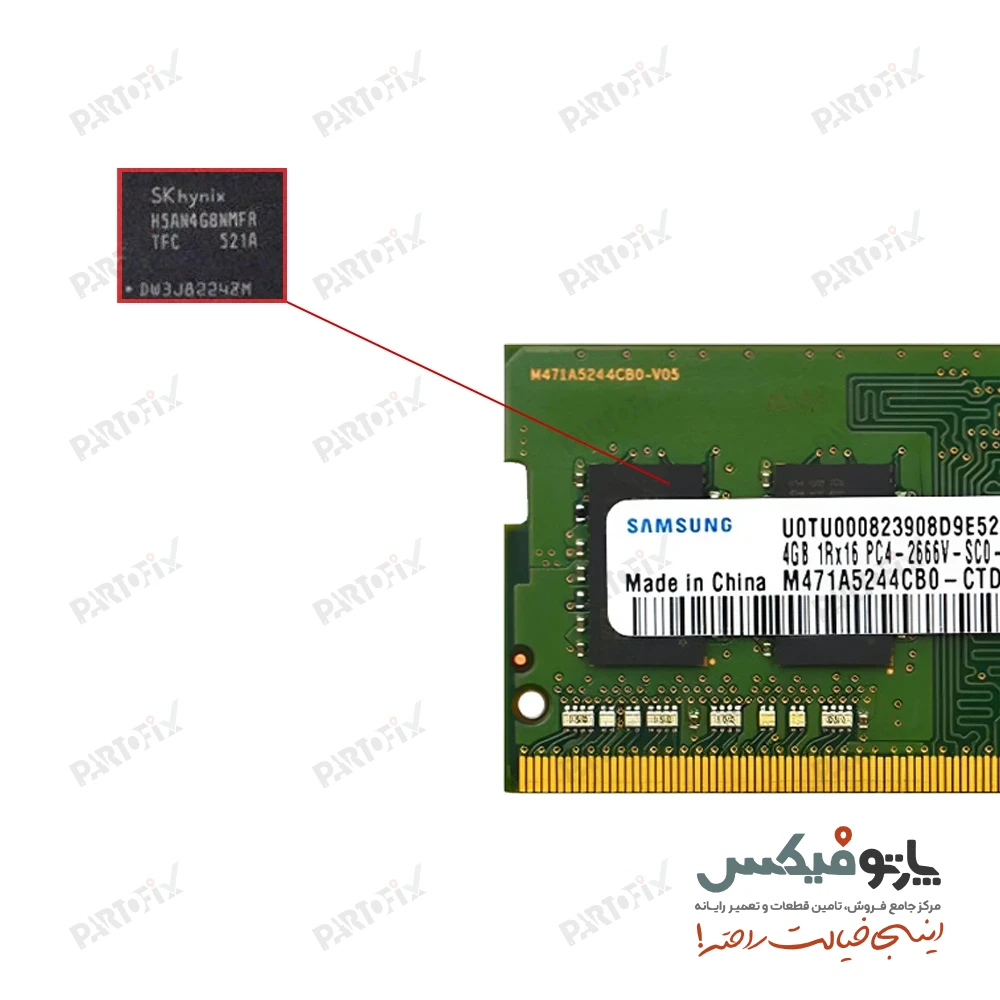 رم لپ تاپ 4 گیگابایت سامسونگ DDR4 2666
